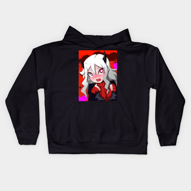 Modeus the "Helpful" demon Kids Hoodie by Trainerbang